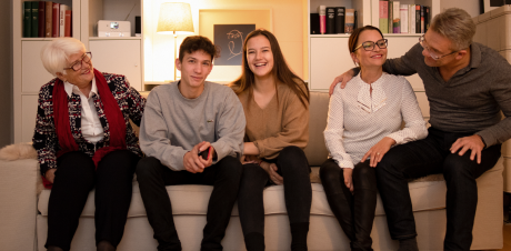Digitale Familie der Sparkasse Bodensee: Familie Wegner